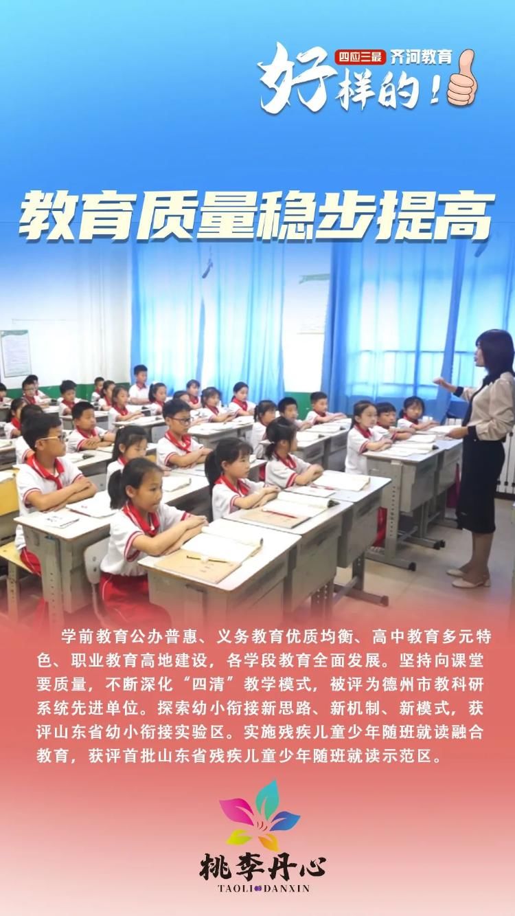 幼有所育·学有所教篇|上风上水上齐河 谁不说咱家乡好 | 齐河教育