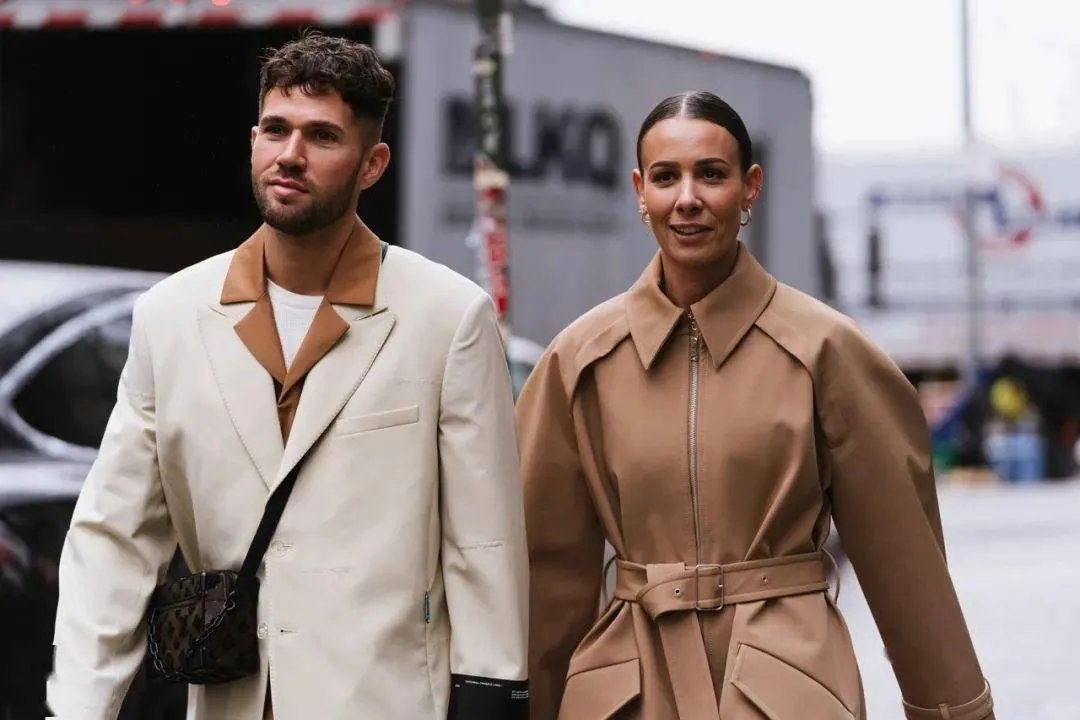 w英国大胡子玩转莫兰迪配色，适用于每个年龄段男性的高级穿搭