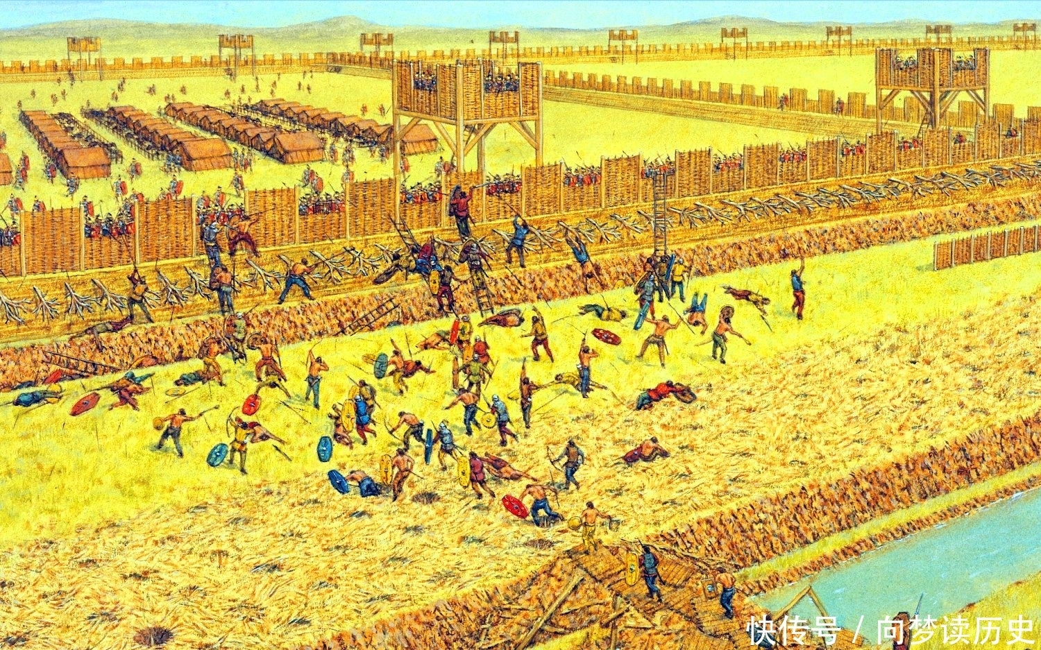 包围|踩碎高卢民族希望!双重包围下,5万罗马人如何击垮33万敌军?