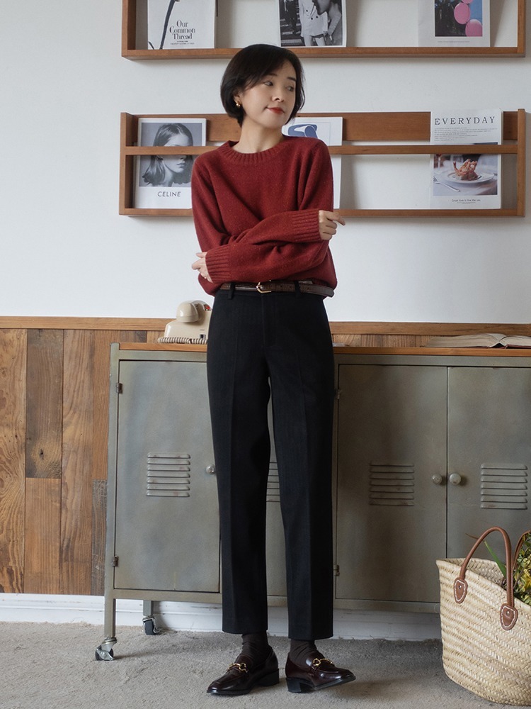 西装裤 终于不流行牛仔裤了,这条“西装裤”才是时髦精宠儿,百搭还显瘦