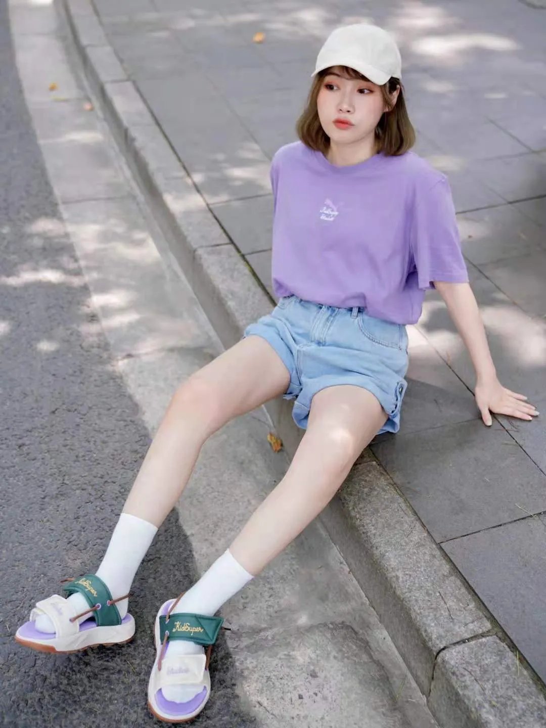 get|别再穿阔腿裤了！这3件短裤才是粗腿女孩的救星，显瘦显腿长