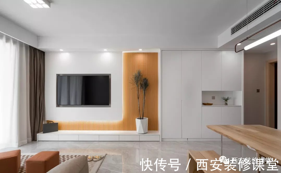 原木清新家|115㎡三室纯南户型,打造原木清新家