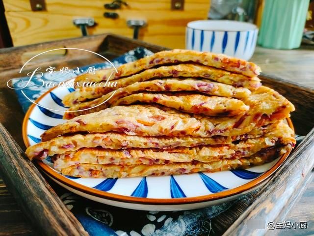 建议早餐常吃这款饼，手不沾面，简单省事又快手，有营养吃着健康