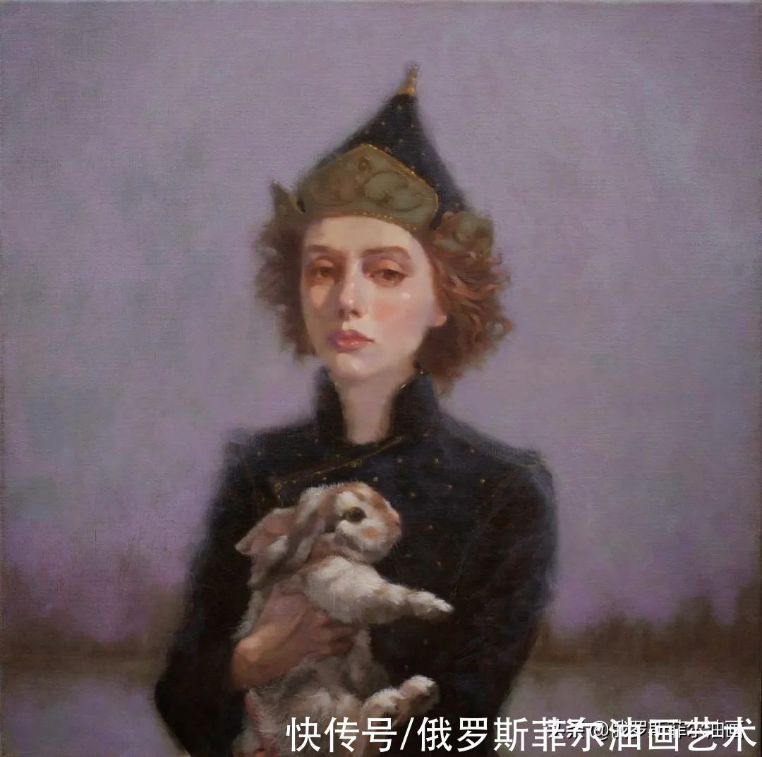 油画&美国画家桑德拉·弗朗德的油画里,充满了微妙而引人注目的情感
