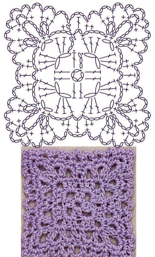 55款钩编平面花片图解，各个形状都有，以后钩什么都可以！收藏