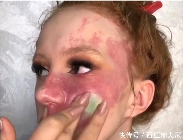 惊艳|半张脸都是胎记,化妆后却美到惊艳!网友:化妆师太厉害了