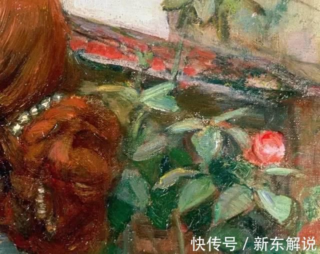 鸢尾花|西方艺术大师们的油画作品细节，望尘莫及！