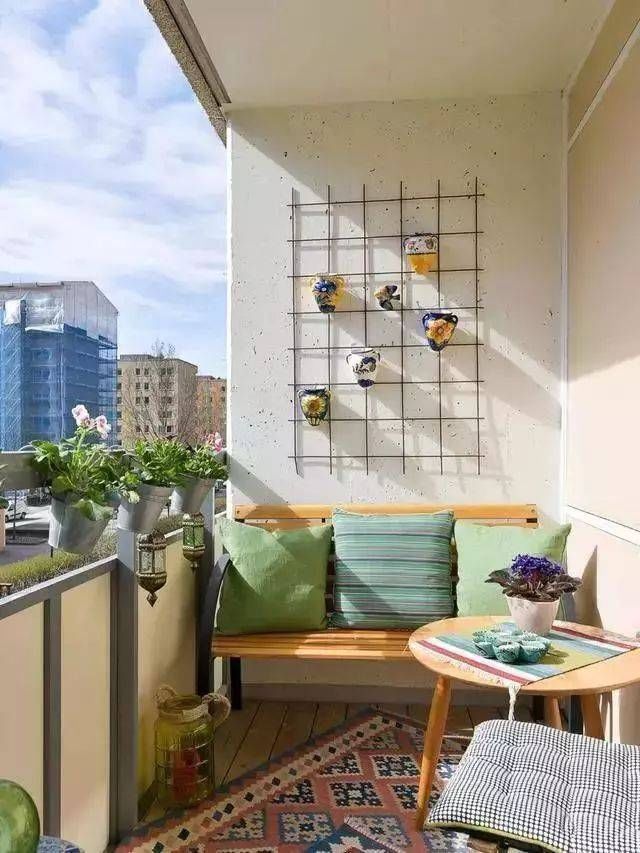 户外沙发|告别“中国式阳台”,小阳台原来可以这么美,你肯定都没这想