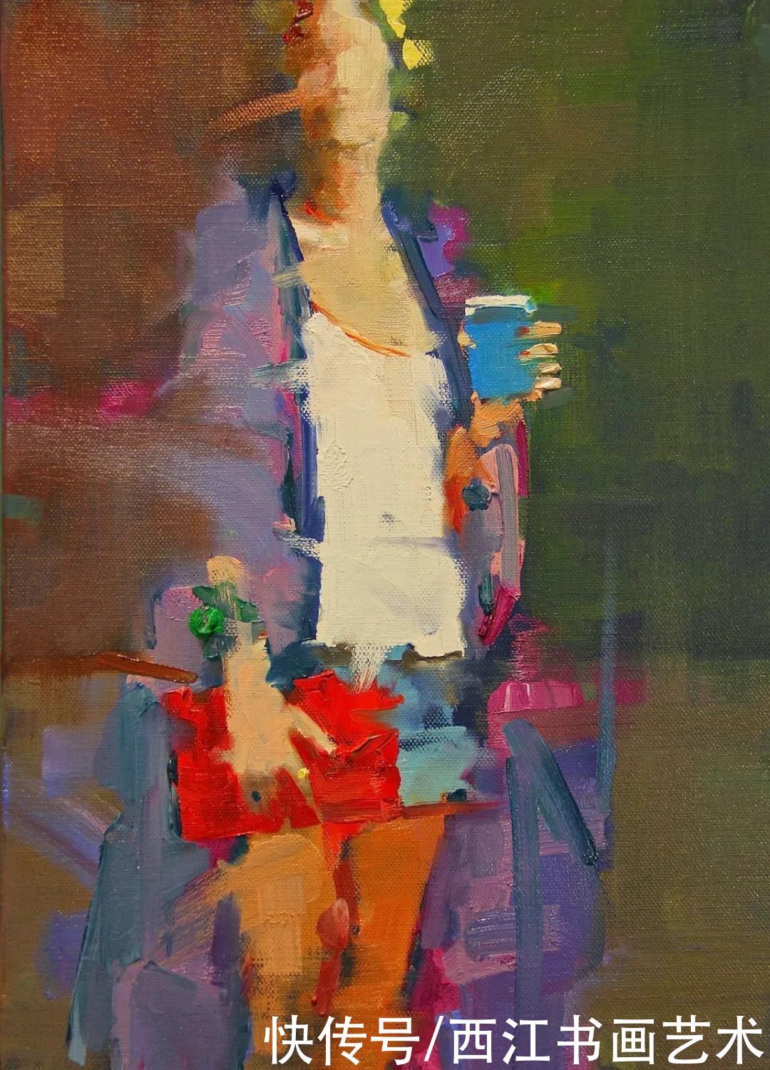 范妮|敏感,感性与永恒:法国女画家莫罗的抽象人物