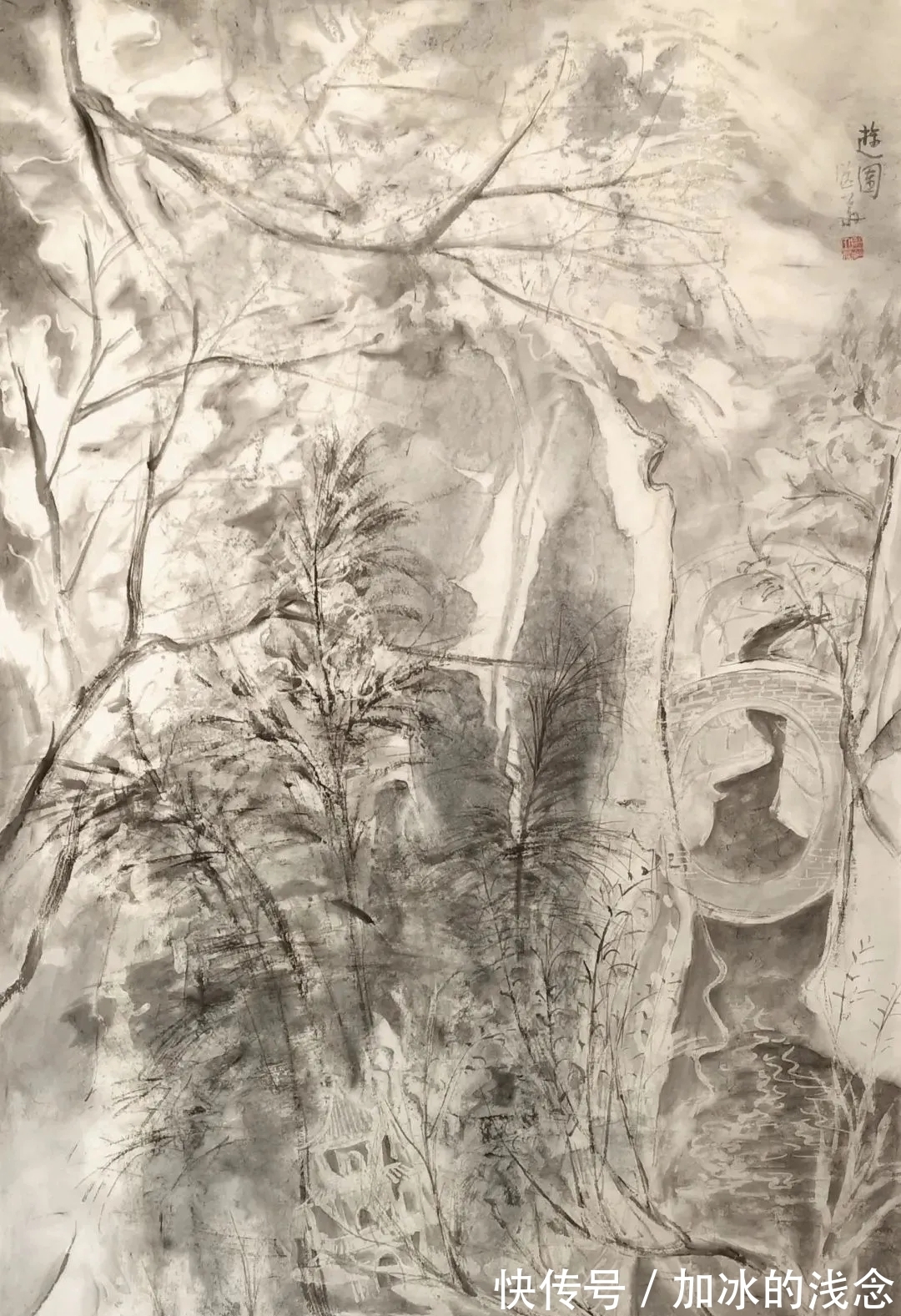 山水画$造境|张继华山水画