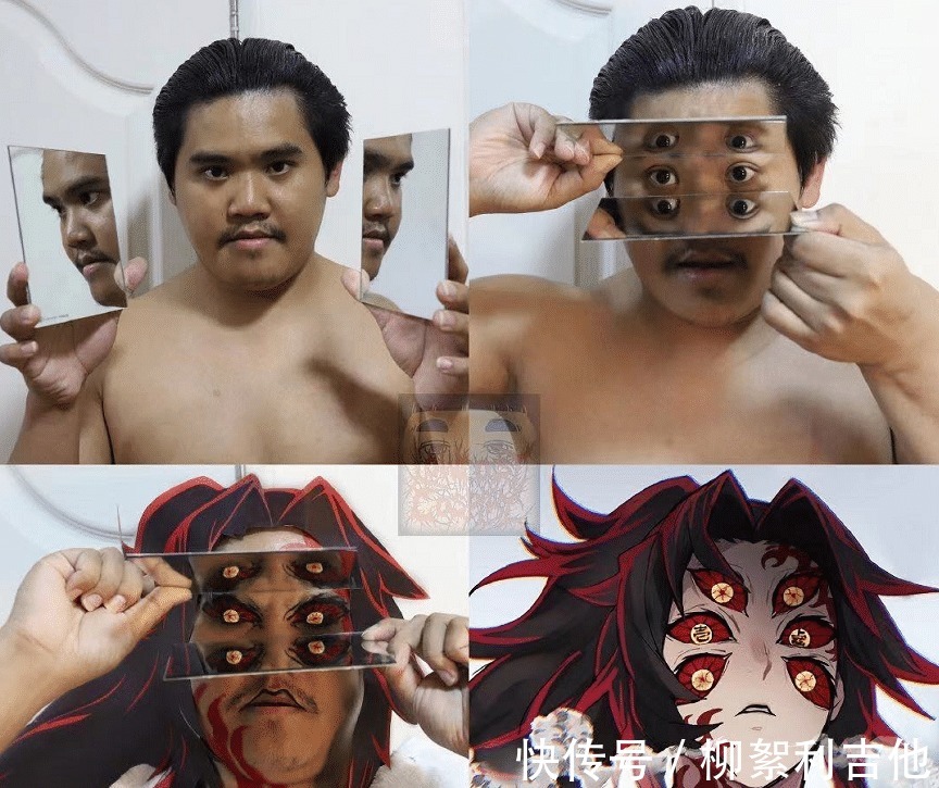 拉面|泰国小哥对动漫人气明星五条悟下手,头发出彩,环保型coser