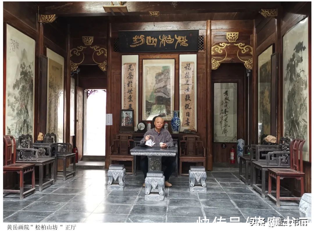 墨拓博古@著名画家杨林与墨拓博古山水画的情缘：意与古会