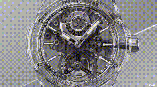 艺术家 这C4D玩得太6了!灵动诠释宇舶表限量版陀飞轮全蓝宝石腕表的冰肌玉骨