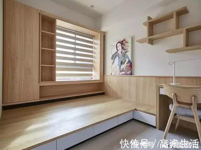 地台床|榻榻米已经落伍了,现在流行一体化的地台设计,年轻人都爱这样装