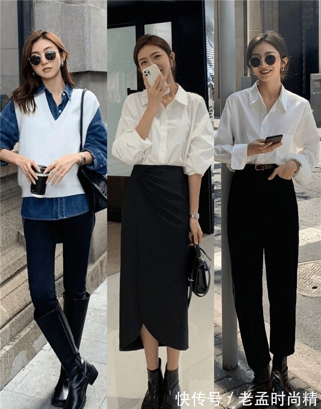 好身材|“衬衫+阔腿裤”别总老一套!学会这3招,气质高级