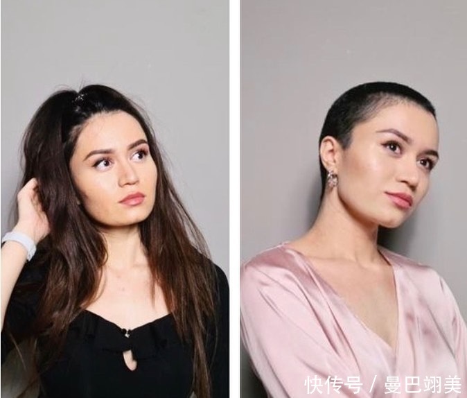 美女|18位美女换发型真大胆,直接剪成小寸头,变化真不小