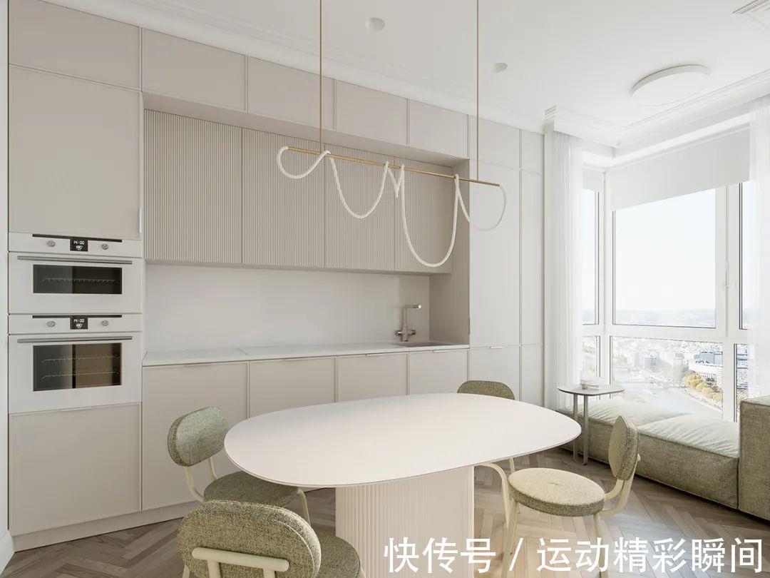 玄关|37㎡奶油系单身公寓，极简却很有质感，堪称小户型设计教科书！