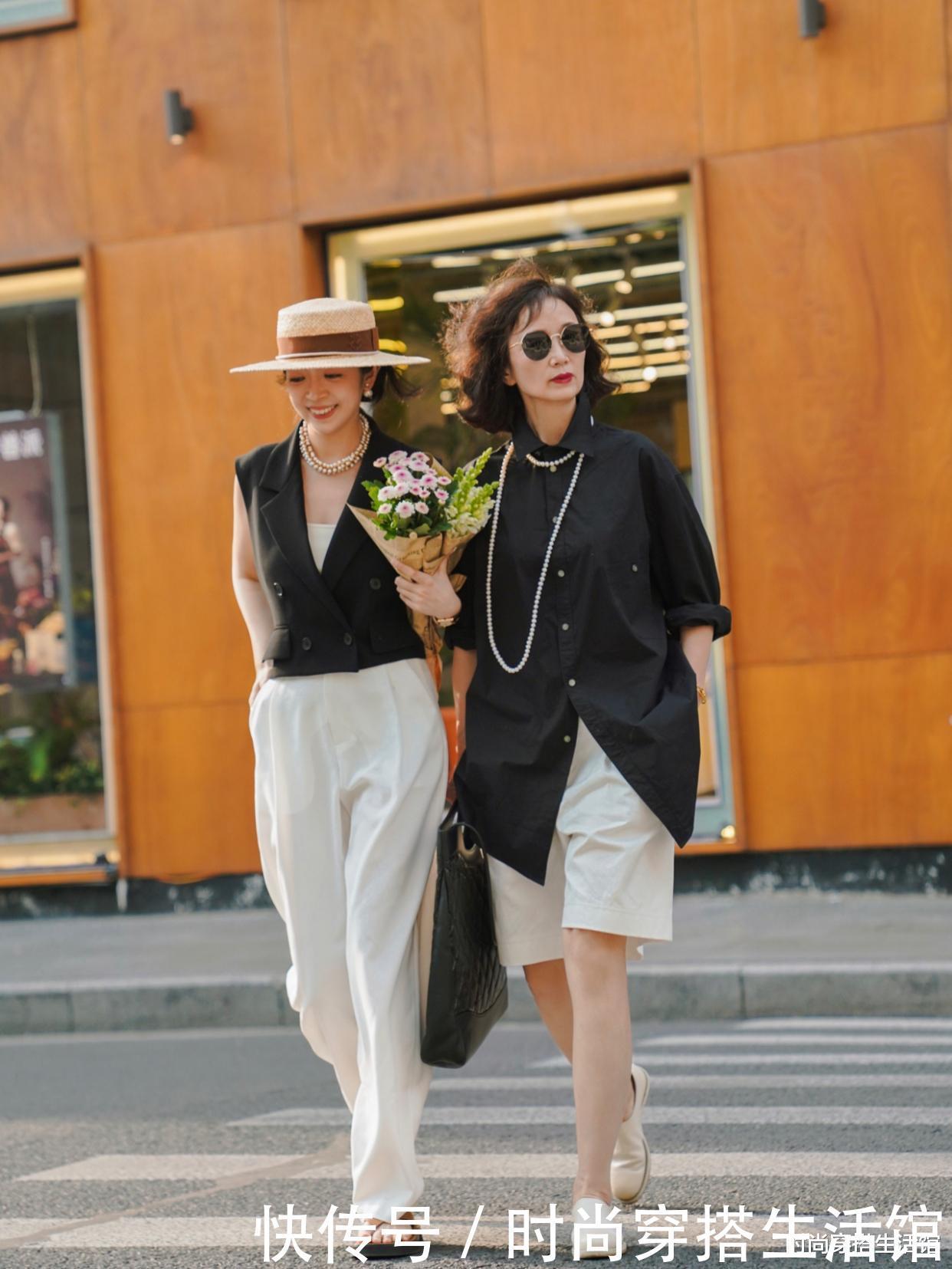 穿搭|优雅地老去,也是一种美感!三木妈妈夏季穿搭,优雅又减龄
