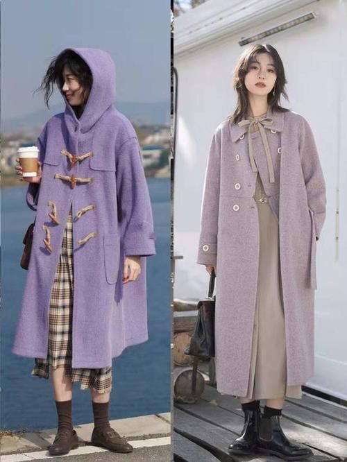 喜欢冬天穿紫色，定是个优雅浪漫的女人，若选对配色会更有气质