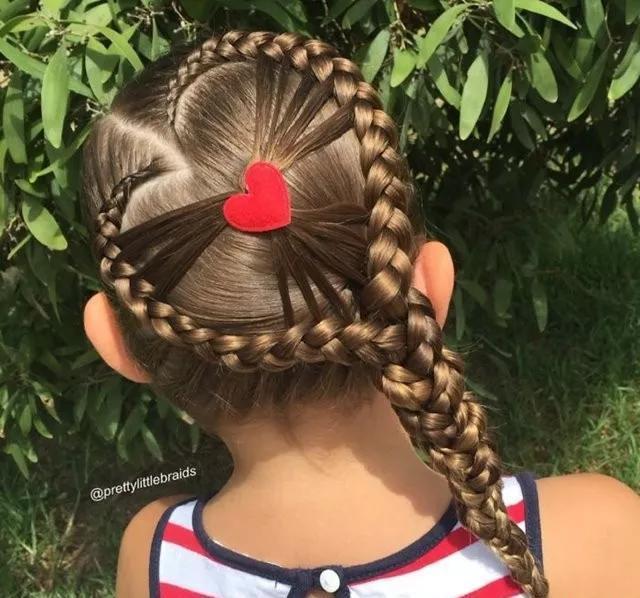 编发 72款好看的儿童编发,有闺女了就要给她编这样的发型,宝妈快收藏