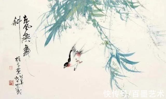 郑午昌@春风拂柳，春意浓！大师笔下的春柳太美了