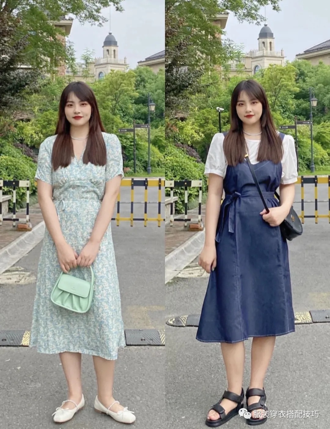 上半身|微胖女生不会选连衣裙?从这几个方面入手,显瘦真的没那么难!