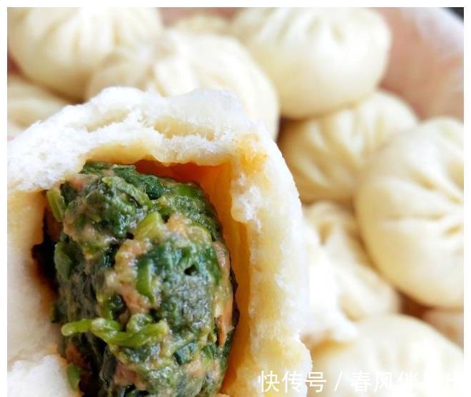 雪里红|自己在家蒸包子,鲜嫩多汁,香辣浓郁,学会再也不用外面买