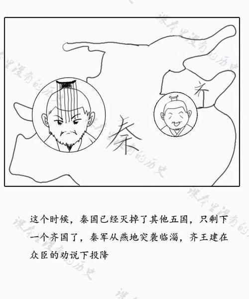 秦始皇|漫画历史：秦始皇的第一个五杀