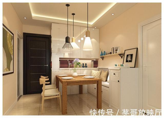 实用性|小户型装修时,餐厅一定要这样装,省空间还方便实用,漂亮极了
