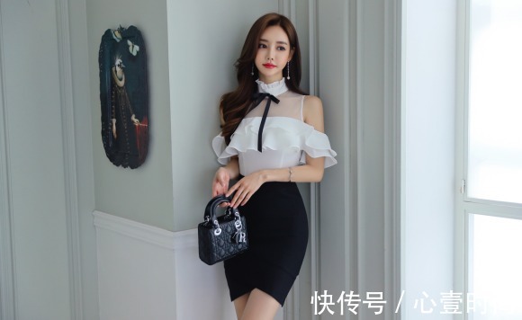 娇丽荷叶|女神孙允珠高清时尚搭配：娇丽荷叶领丝带名媛透薄上衣