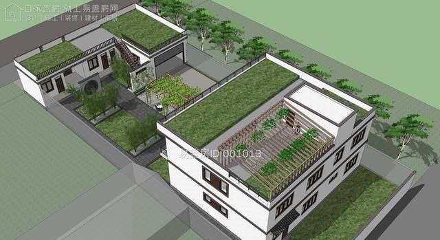 效果图|两层新中式别墅,大空间大景观,大气复古、舒适典雅