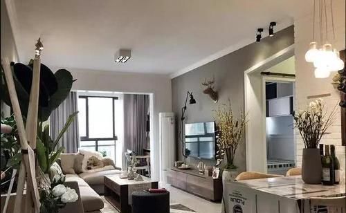 小三|晒晒70㎡北欧风小三房，一家三口住，装修太漂亮朋友说是样板间