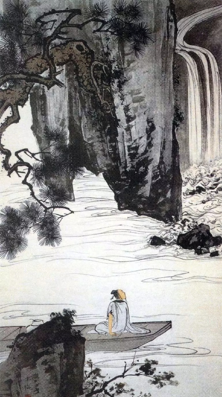 陈少梅#中国画|陈少梅的山水画,藏了一股冷逸的清风