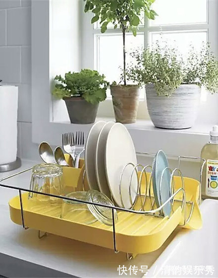 厨房|12款厨房金属餐盘架，用心经营厨房料理，怎能不好好照顾锅碗瓢盆