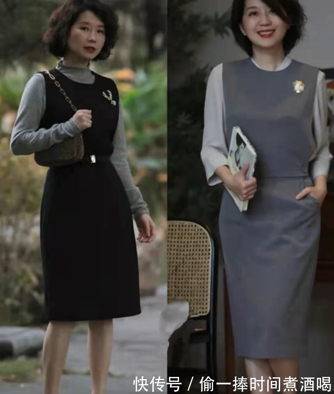 穿搭 50岁女人提气质的四个思路,不信瞧这位博主,每一套都优雅高级