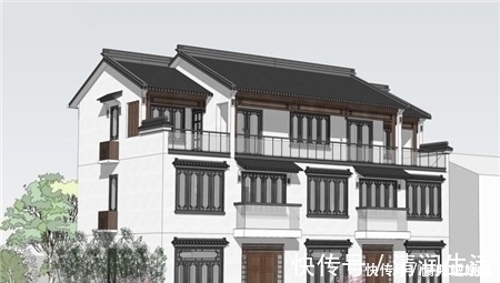 露台|推荐5款三层别墅设计图纸,最适合农村建的房子