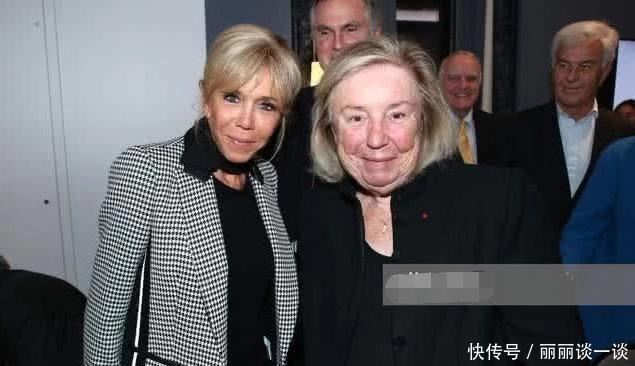 盘发|法国第一夫人整容后又换盘发造型,穿千鸟格套装精致干练,不像66