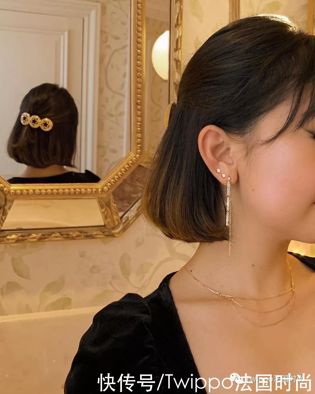  款发型|这些法式发型，让你新年更有风情