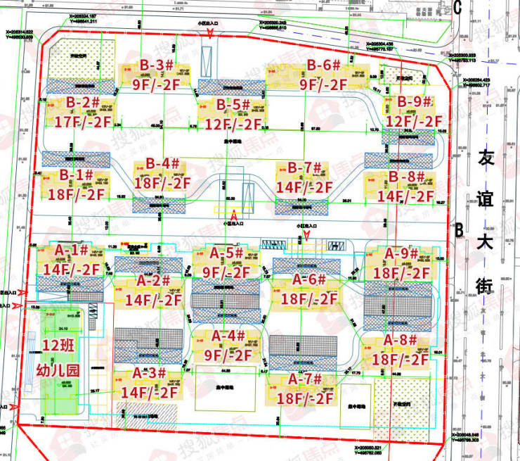 改造|前太保城中村改造回迁区部分地块规划公示 拟建18栋住宅及幼儿园