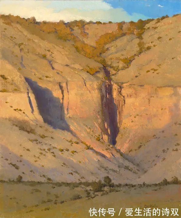 卢伯克$大卫·格里芬的风景油画高清图,放大看,更迷人