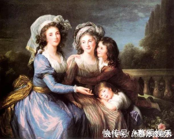 沙龙|法国18世纪著名洛可可女画家维吉·勒布伦肖像作品欣赏