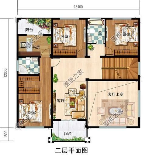 户型|面宽13米进深12米的自建房,看看这3款不再为了选择几层犯愁