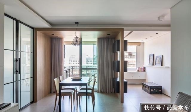 二三十平|原来厨房还能装这种推拉门，一打开就藏在墙里隐形起来了，不占地！