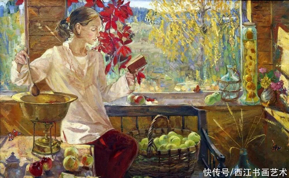 细致瑰丽的画风，俄罗斯女画家纳塔利娅·图尔