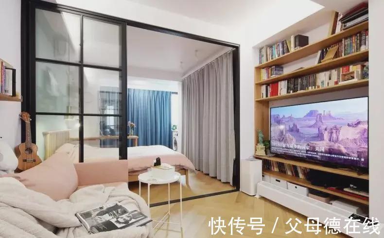 隔板|一个人住的房子不用太大,舒适就好,46㎡靠合理布局圈粉无数!