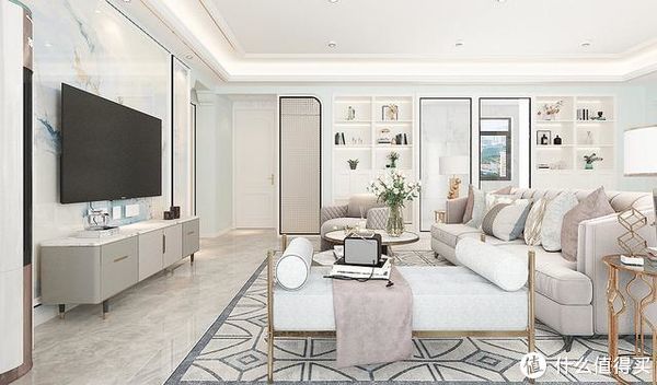 玄关|175㎡新家装成“轻奢美式”，整体敞亮大气又温馨，这才是理想居所