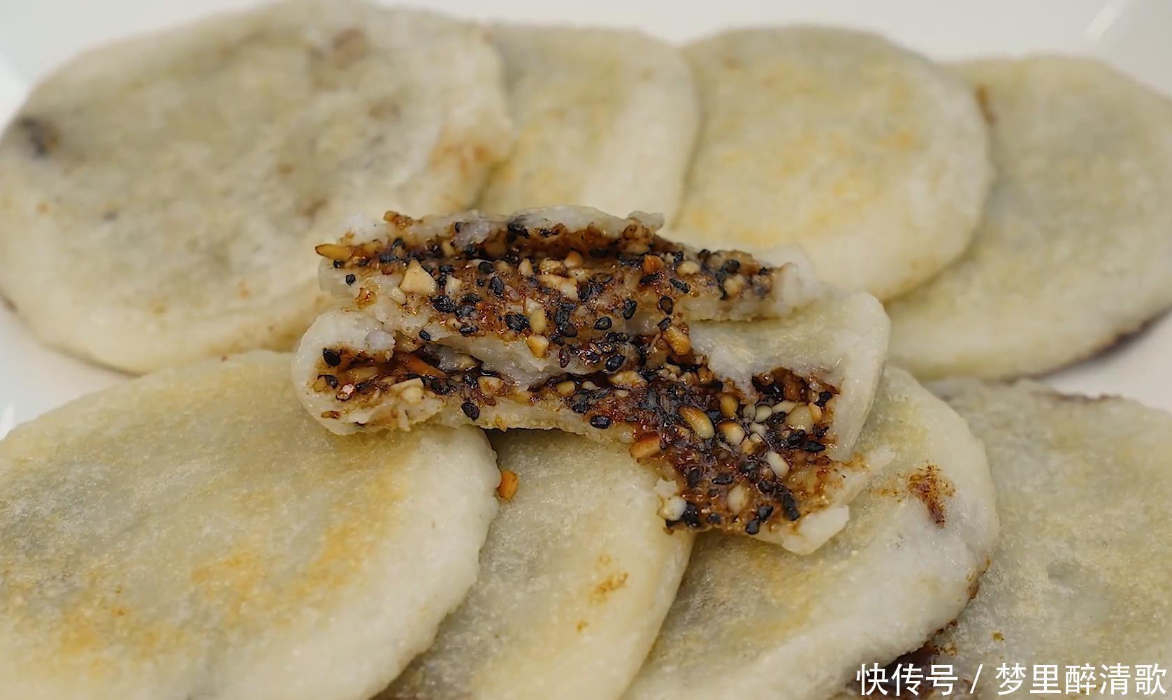 我家|我家糯米就爱这样吃,一蒸一烙,香甜软糯,全家人都爱吃,超简单