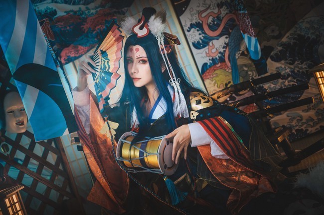 危险|cos：阴阳师玉藻前，表面的美丽，往往让人忘记了危险