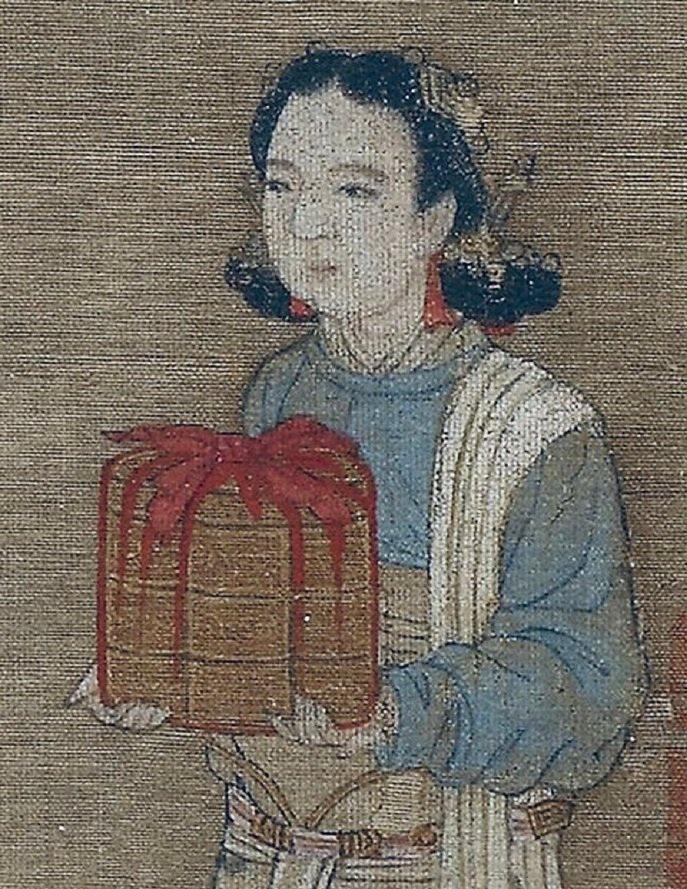 宫女&1200年前的一张宫女图,专家估价7000万,细节绘画是真漂亮