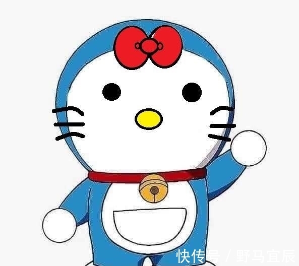 哆啦当“无脸”的哆啦A梦落入网友们的手中，改头换面后的它太搞笑了